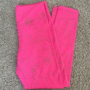 Zyia Hot Pink Stay Gold Light n Tight Hi-Rise